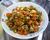 美味しい♡和風マーボーあんかけ炒飯☆作り方7写真