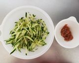 梅ささ身冷やっこ作り方3写真