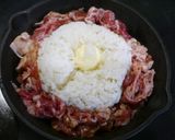 スキレット！そらまめビーフペッパーライス作り方3写真