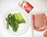 アスパラ肉巻きトマトソース♪簡単漢方薬膳作り方1写真