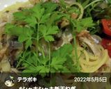 サバ缶と新玉ねぎのパスタ(カニかま入り)作り方9写真