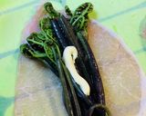 簡単イタリアン前菜！ワラビの生ハム巻き　作り方5写真