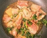 お酒のおつまみに！豚バラ肉の卵とじ作り方1写真