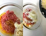 お弁当のおかずにピッタリ梅ハンバーグ作り方3写真