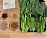 甘酒×味噌で！ほうれん草の白和え作り方1写真