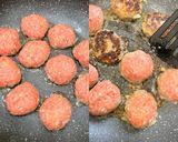 お弁当のおかずにピッタリ梅ハンバーグ作り方5写真