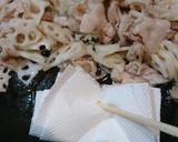 簡単！早い！激ウマ！豚バラれんこん炒め♪作り方4写真