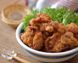 家庭料理の定番カリッと揚がる鶏のから揚げ作り方4写真