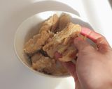 簡単ヘルシー!大豆ミートの棒棒鶏風サラダ作り方2写真