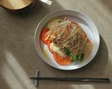 簡単ヘルシー!大豆ミートの棒棒鶏風サラダ作り方4写真