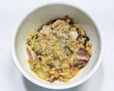 イワシ水煮缶と納豆のブッカケうどん作り方4写真