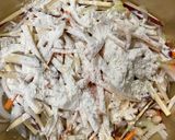セロリと大豆のかき揚げ作り方3写真