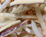 セロリと大豆のかき揚げ作り方4写真