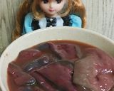 リカちゃん♡牛レバーのガリバタソテー࿄作り方2写真