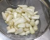 土付きから作るらっきょうの甘酢漬け作り方6写真