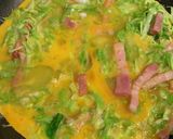 春キャベツとベーコンの卵焼き♡作り方4写真