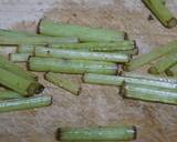 山ぶきと椎茸の炊いたん作り方1写真