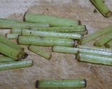 山ぶきと椎茸の炊いたん作り方1写真