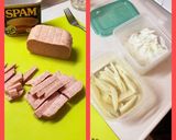 スパムジャーマンポテト弁当作り方1写真
