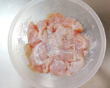 冷しゃぶのたれで。鶏むね肉のせいろ蒸し作り方2写真