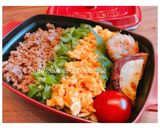 彩り♡三色そぼろ丼♡お弁当やランチに作り方8写真