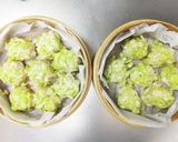 せいろ蒸し☆豚ミンチ春キャベツ豆腐焼売作り方8写真