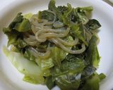 キャベツと糸こんの柚子こしょう風味作り方3写真