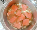 生鮭とだいたいある野菜のスープ作り方3写真