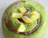 くるくる渦巻き✿抹茶あんぱん＆栗あんぱん作り方19写真