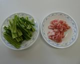 ピーマンと豚肉のしらす炒め作り方1写真