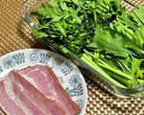 春菊のベーコン巻き作り方1写真