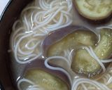 簡単★茄子とそうめんのお味噌󠄀汁作り方6写真
