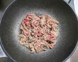 豚こま肉とアーモンドミルクのスープ作り方3写真