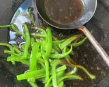 ピーマンたっぷり醤油あんかけそば作り方2写真