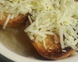 角煮の下茹で汁でオニオングラタンスープ作り方5写真