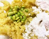 芋餅☆(枝豆入り)金太郎飴方式で簡単♫作り方2写真