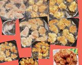 うどんスープの素で鶏のむね肉の唐揚げ作り方3写真