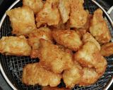 うどんスープの素で鶏のむね肉の唐揚げ作り方16写真