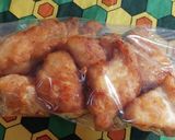 うどんスープの素で鶏のむね肉の唐揚げ作り方17写真