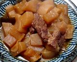 大根と牛ばら肉の　コチュジャン煮込み作り方7写真