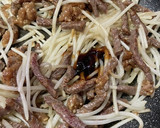 牛肉ともやしのオイスターソース炒め作り方6写真