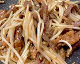 牛肉ともやしのオイスターソース炒め作り方7写真
