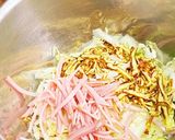 #超簡単　調味料大さじ２の白菜サラダ作り方3写真