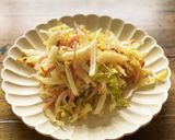 #超簡単　調味料大さじ２の白菜サラダ作り方4写真