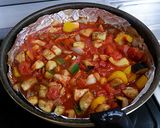 鶏むね肉と角切り野菜のラタトゥイユ作り方4写真