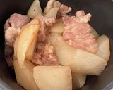 よくある豚バラ大根作り方6写真