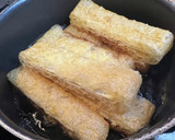 鰻のタレで作る、おあげさんのすき焼き！作り方5写真