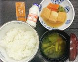 【病院】厚あげ含め煮【給食】作り方4写真
