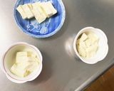 レンジ肉無豆腐簡単ボンゴレ味野菜炒め作り方2写真
