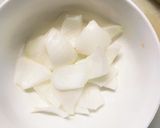 レンジ肉無豆腐簡単ボンゴレ味野菜炒め作り方6写真